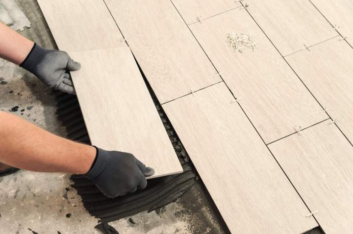 Pose de carrelage grand format Tremblay-en-France