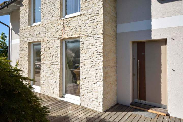 Revêtement de mur extérieur en pierre naturelle Tremblay-en-France
